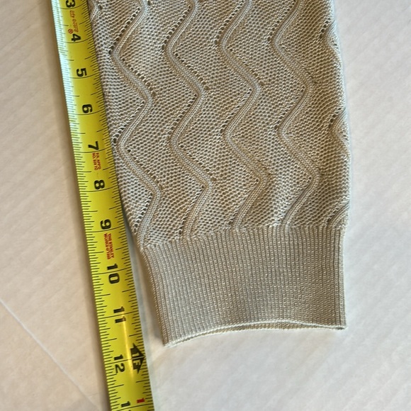 NWT Christopher & Banks Open Front Lightweight Cream Cardigan size XL - Picture 10 of 10